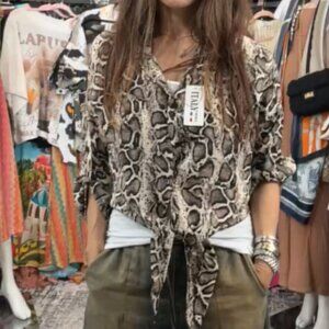 Made in Italy boho Top